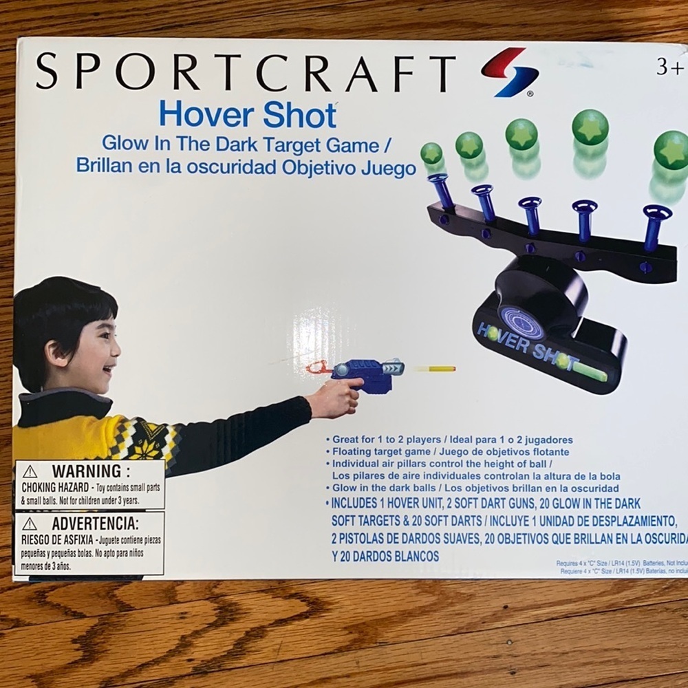 Sports craft new in box hover shot game